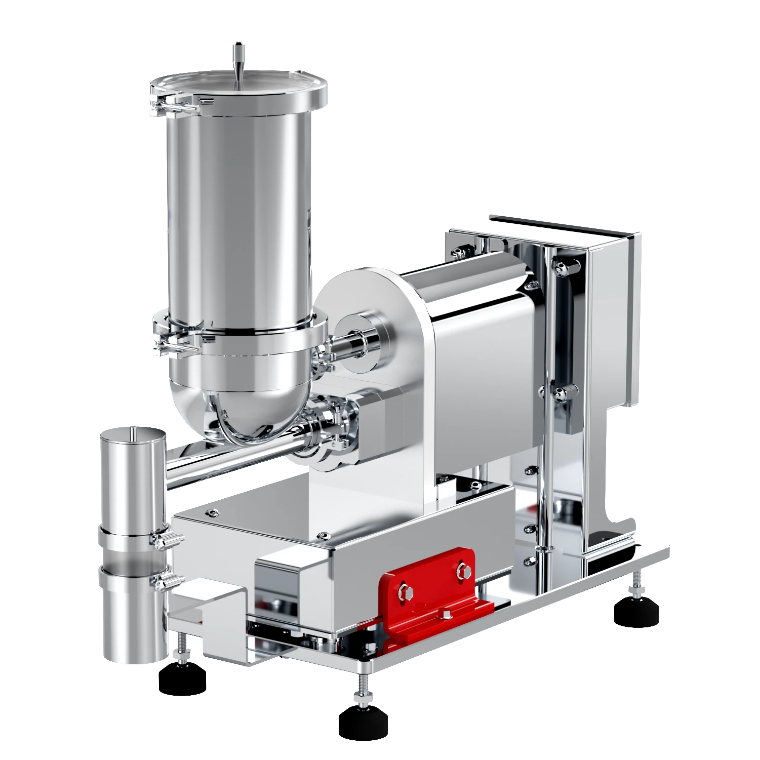 双螺杆挤出机剖分图
